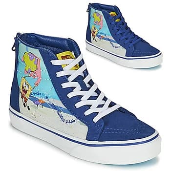 Vans SPONGE BOB boys's Childrens Shoes Trainers in Blue