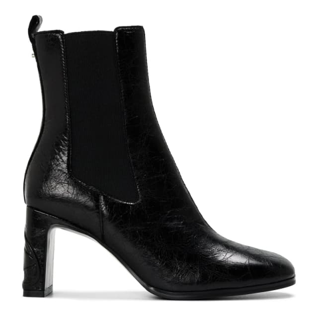 Diesel Womens Giove Ankle Heeled Boots Black female 2.5 (35)