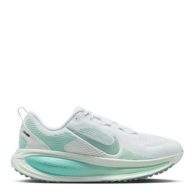Nike Vomero 18 Road Running Shoes Womens White/Mint female 8 (42.5)