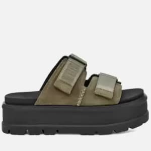 UGG Womens Clem Flatform Sandals - Burnt Olive - UK 5