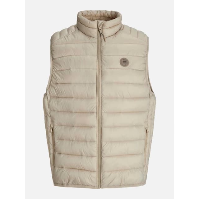 Jack and Jones Bradley Puffer Gilet Mens Crockery male 2XL