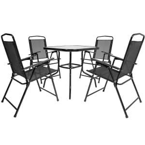 Charles Bentley 5 Piece Mesh Furniture Set