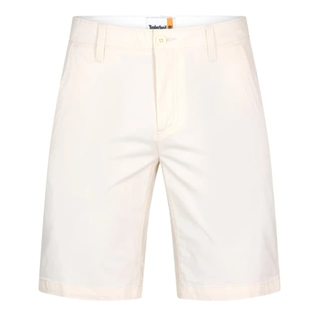 Timberland Mens Claremont Poplin Chino Shorts White Smoke male 30