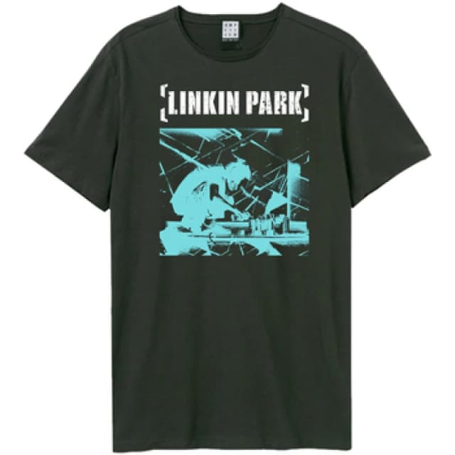 Amplified Amplified Men Meteora Xray Linkin Park T-Shirt in Charcoal Size: X-Small Charcoal XS Male 5063703944168