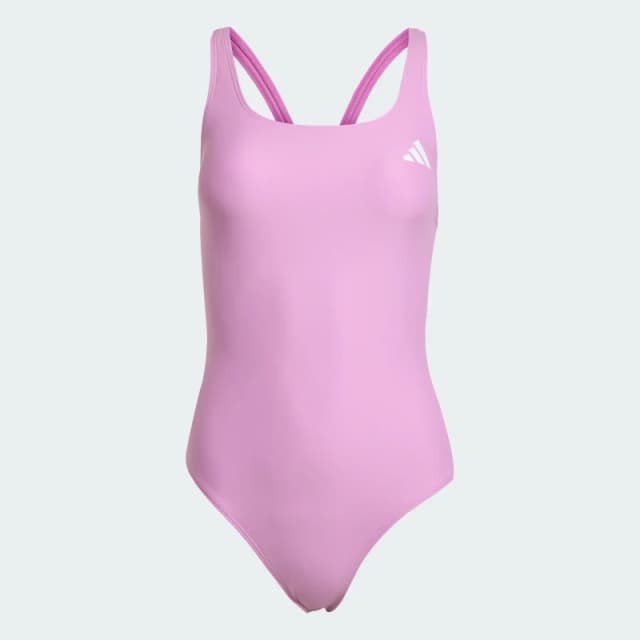 Womens swimsuit adidas V-Back Violet Female 48