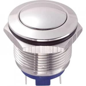 TRU COMPONENTS GQ19B 10JS Tamper proof pushbutton 48 Vdc 2 A 1 x OffOn IP65 momentary