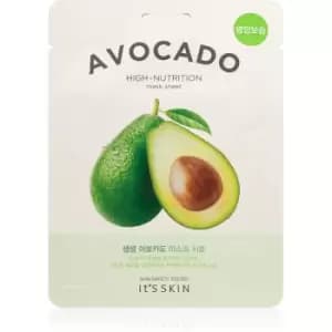 It's Skin The Fresh Mask Avocado Extra Hydrating and Nourishing Sheet Mask 21 g