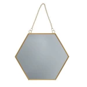 Sass & Belle Touch Of Gold Hexagon Mirror