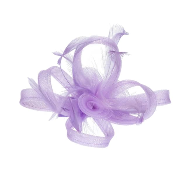 Jon Richard Lavender Small Feather Fascinator Clip Lavender female