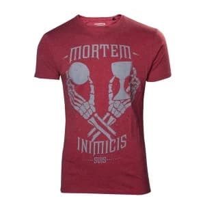 Uncharted 4 A Thiefs End Mens Mortem Inimicis Suis XX-Large T-Shirt
