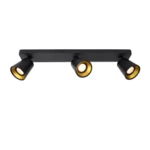 Turnon Modern Ceiling Spotlight Bar - LED Dim to warm - GU10 - 3x5W 2200K/3000K - Black