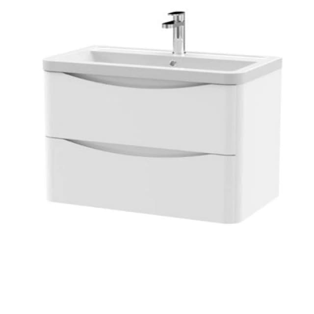 Nuie 800 W/h 2-Drawer Unit & Ceramic Basin