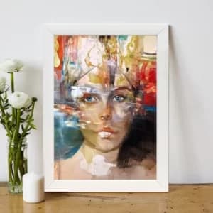 BC1312064783 Multicolor Decorative Framed MDF Painting