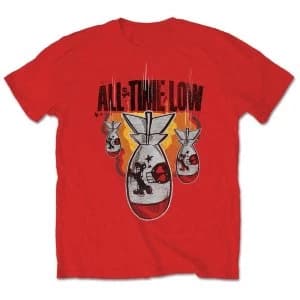 All Time Low - Da Bomb Unisex Large T-Shirt - Red