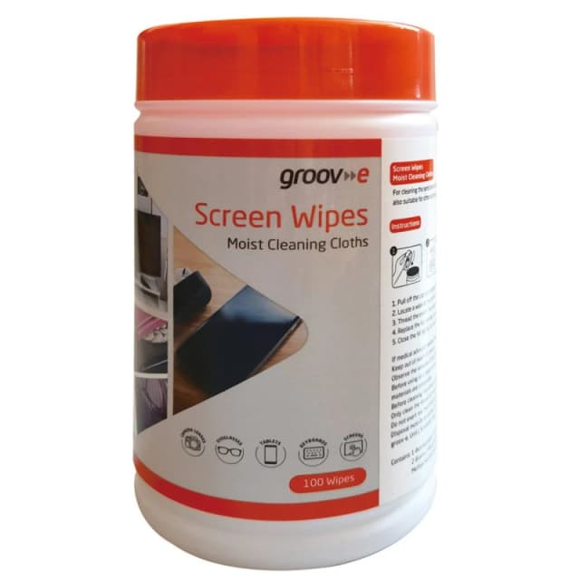 Groov-e Screen Wipes - 100pk Multi unisex One size