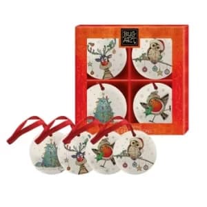 Kooks Xmas Tree Hanger Set of 4
