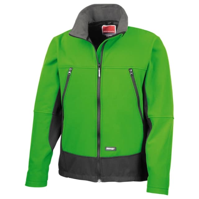 Result Result Men Activity Soft Shell Jacket in Green Size: Small Green S Male 5063470682638