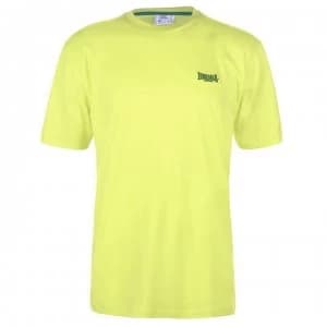 Lonsdale Plain Tee Mens - Lime Green