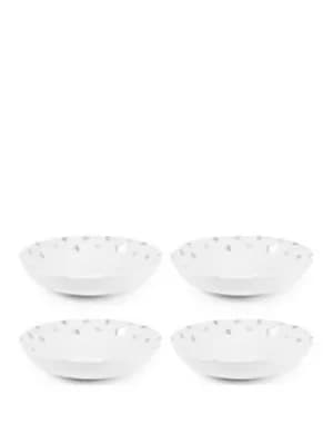 Sabichi Watercolour Hearts Set Of 4 Pasta Bowls