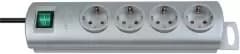 Brennenstuhl Primera-Line 4 AC outlet(s) Silver 1.5 m