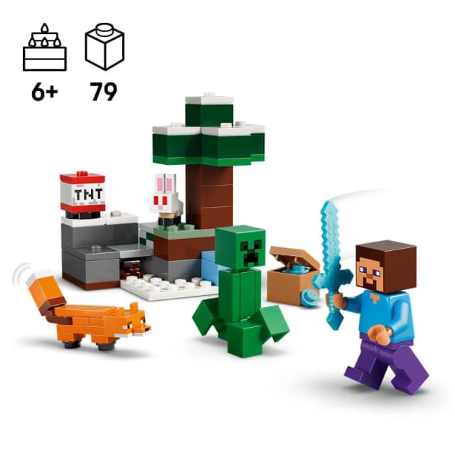 Lego Minecraft Steve&Rsquo;S Taiga Adventure Toy (21583) One Colour WU3WB Unisex