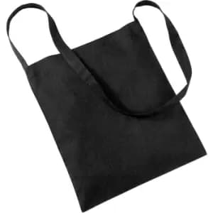 Westford Mill Sling Tote Bag - 8 Litres (One Size) (Black) - Black