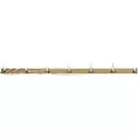 SLINGSBY Classic Wall Mounted Coat Rail 396693 25 x 75 x 2500mm Silver