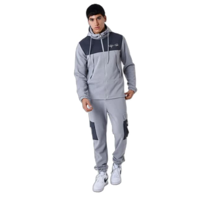 Project X Paris Two-tone jogging pants with pockets Project X Paris Gris Male S