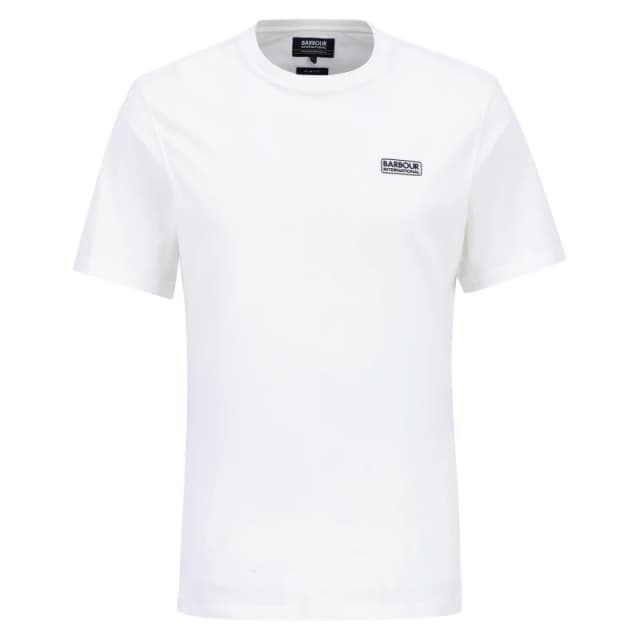 Barbour International Mens Small Logo T-Shirt White male 3XL
