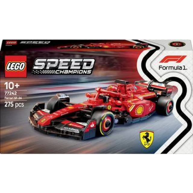 LEGO Speed Champions Ferrari SF-24 F1 Race Car Toy 77242 Toys