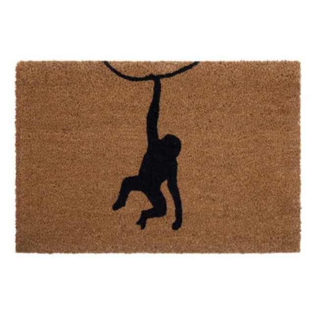 Premier Housewares Tree Monkey Doormat Natural