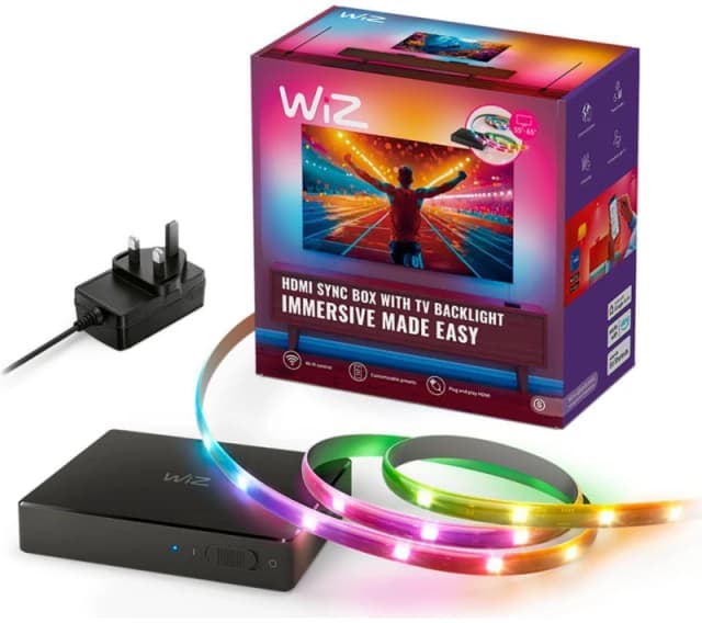WIZ HDMI Sync Box With 55 - 65" TV Backlight 8720169078642