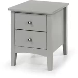 2 petite drawer bedside cabinet