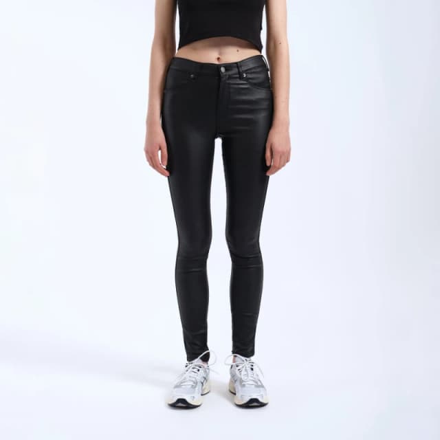 Dr Denim Lexy - Skinny Fit Jeans Black Metal female 8 (XS)