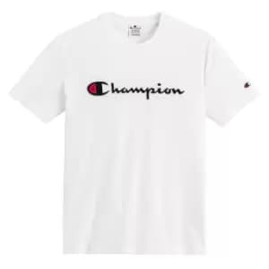 Large Logo Cotton T-Shirt with Short Sleeves