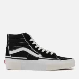 Vans SK8-Hi Reconstruct Canvas and Suede Trainers - 9