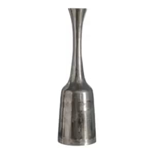 Slough Vase Nickel Small Silver