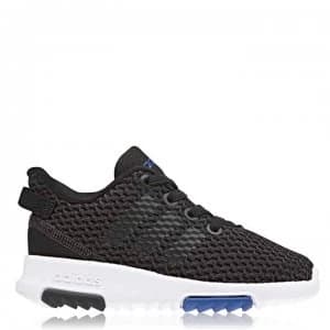 adidas Racer Infants Trainers - Blk/Blk/Wht/Blu