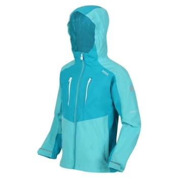 Regatta Junior Highton III Waterproof Jacket - Turquoi/Enam