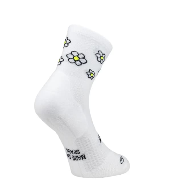 Sock Running Sporcks Marguerite White Yellow White, Size M