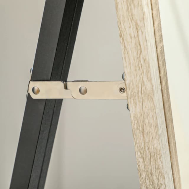 HOMCOM HOMCOM 163 x 53cm Full Length Mirror with Frame for Living Room in Light Oak Light Oak One Size Unisex 5063603035935