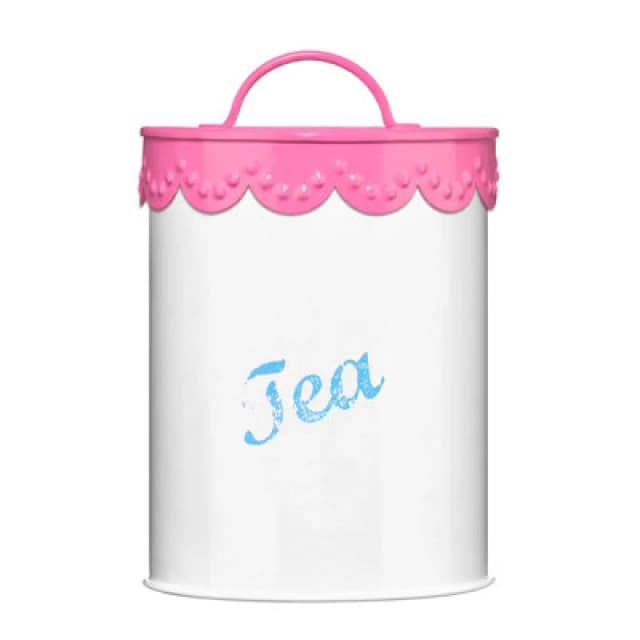 Premier Housewares Maison by Premier Pink Lace Tea Canister Pink