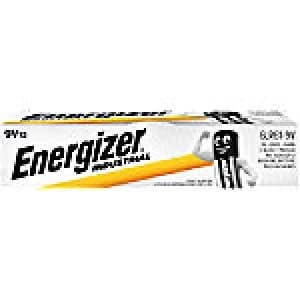 Energizer 9V Alkaline Batteries Industrial 6LR61 12 Pieces