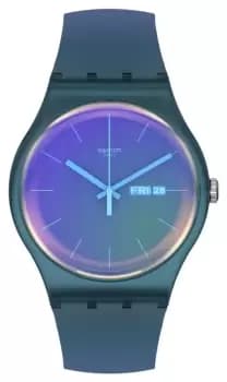 Swatch SO29N707 Fade To Pink Solar Spectrum Dial Pink Watch