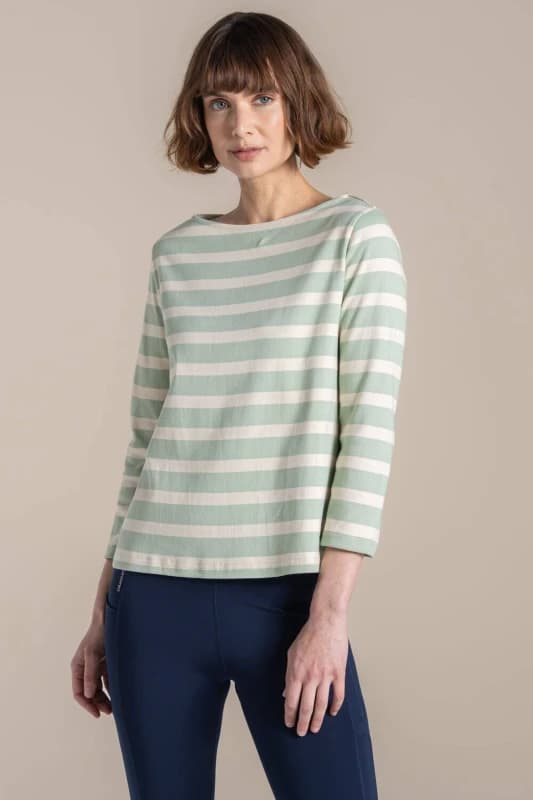 Craghoppers Womens Pavey Long Sleeved Top in Green Size: 12 Green Female 12