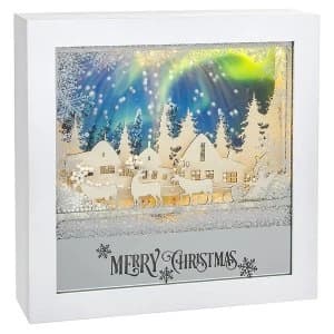 Snowtime Musical Square Aurora Ornament