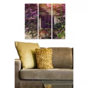 MDF21078719 Multicolor Decorative MDF Painting (3 Pieces)