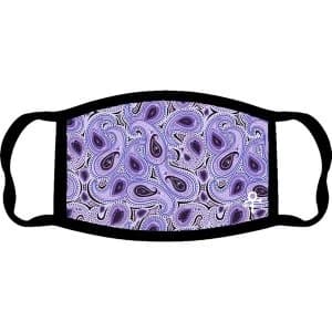 Prince - Paisley Face Mask - Black