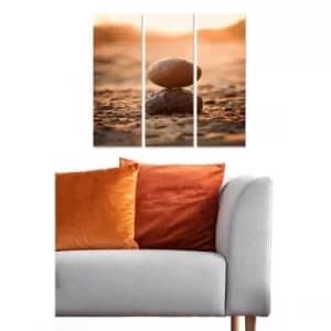 MDF1229880 Multicolor Decorative MDF Painting (3 Pieces)