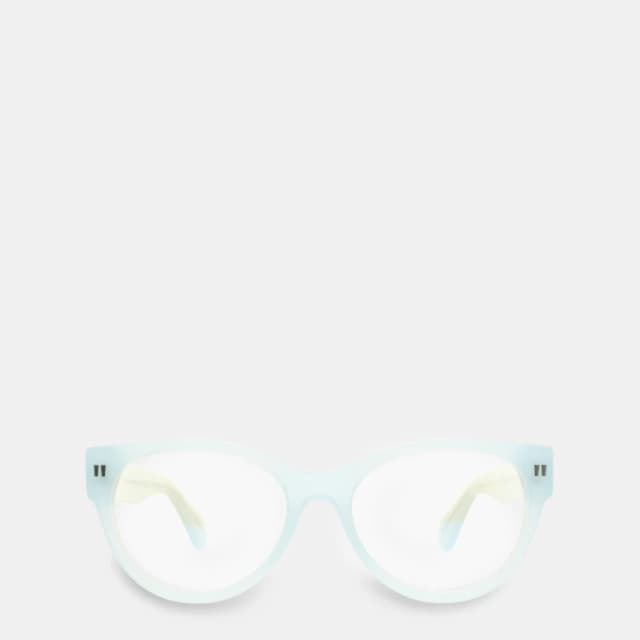 Off White Style Sun Sunglasses Light Blue unisex One Size